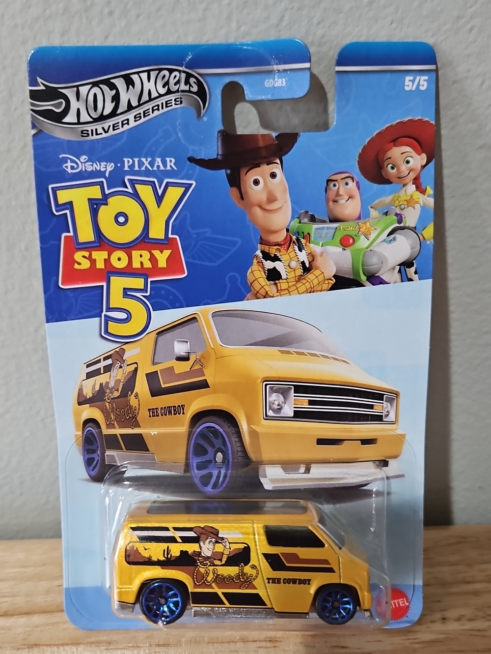 Hot Wheels Toy Story 5 Woody Silver Series 5/5 Die-Cast Van NEW